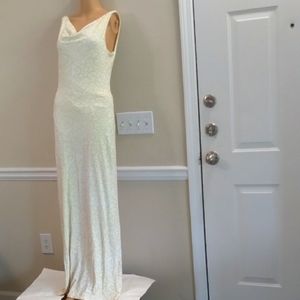 white house black market Women's sequin evening dress